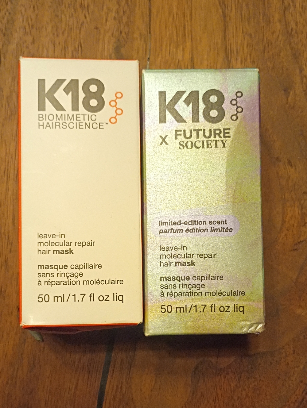 K18 Leave-In Molecular Repair Hair Mask - Peach & Iridescent Limited-Edition